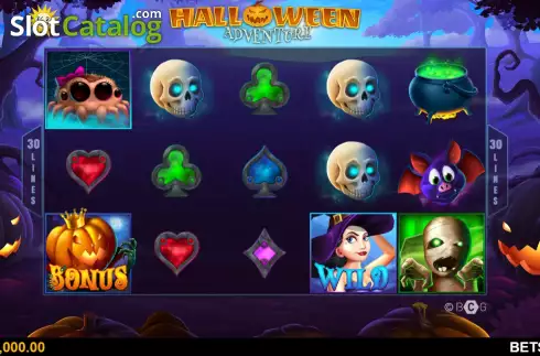 Скрин2. Halloween Adventure слот