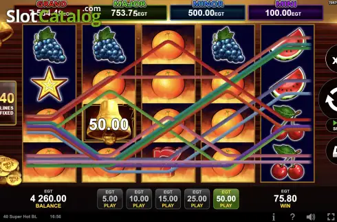 Скрин4. 40 Super Hot Bell Link слот