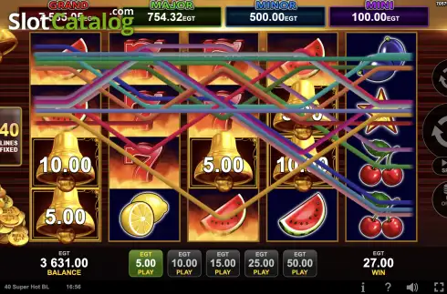 Скрин6. 40 Super Hot Bell Link слот