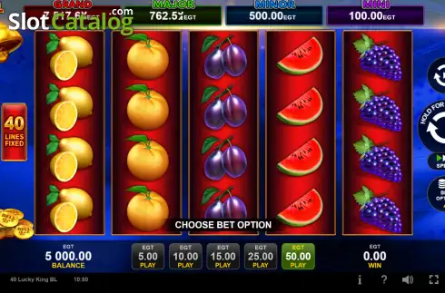 Скрин2. 40 Lucky King Bell Link слот