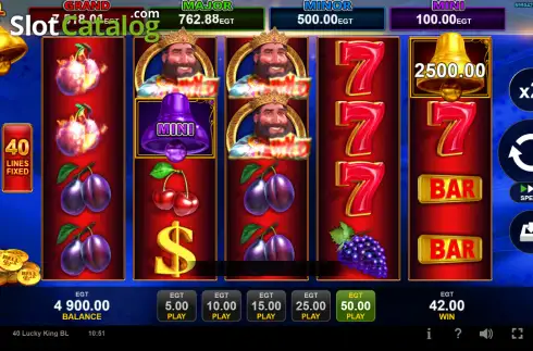 Скрин3. 40 Lucky King Bell Link слот