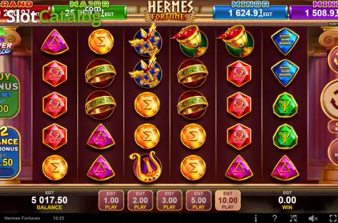 Скрин2. Hermes Fortunes слот