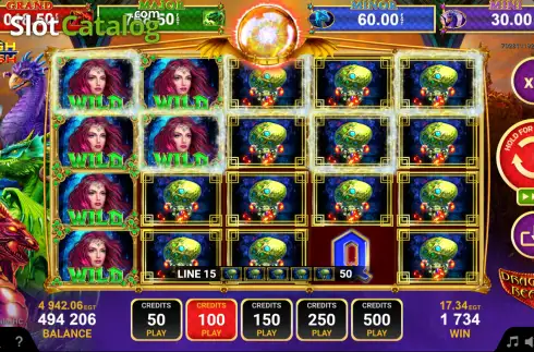 Скрин3. Dragons' Realm High Cash слот