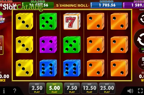 Скрин2. 5 Shining Roll слот
