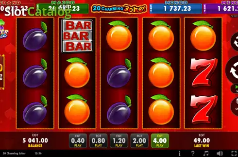 Скрин2. 20 Charming Joker (EGT Digital) слот