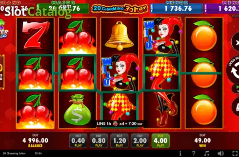 Скрин3. 20 Charming Joker (EGT Digital) слот