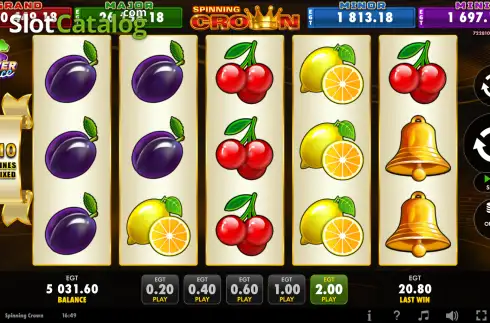 Скрин2. Spinning Crown слот