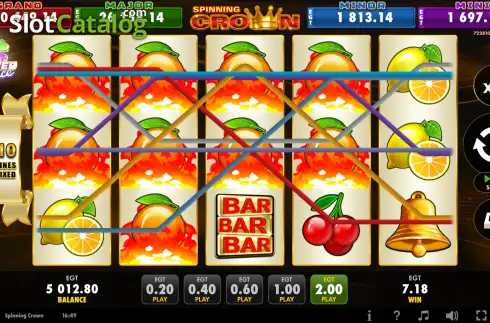 Скрин3. Spinning Crown слот