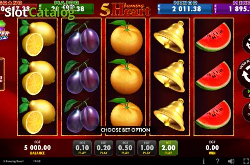 Скрин2. 5 Burning Heart (EGT Digital) слот