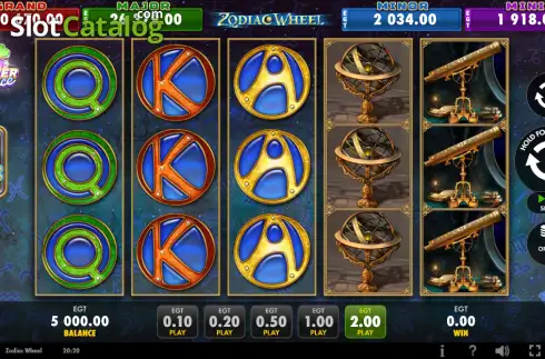 Скрин2. Zodiac Wheel (EGT Digital) слот
