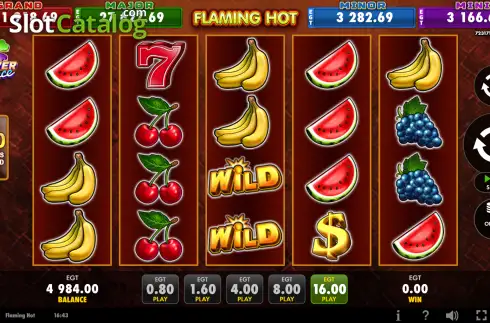 Скрин2. Flaming Hot (EGT Digital) слот