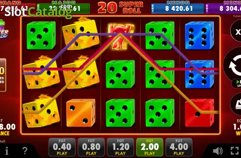 Скрин3. 20 Super Roll слот
