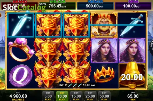 Скрин3. Sword & Crown Bell Link слот