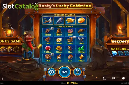 Скрин2. Rusty’s Lucky Goldmine слот