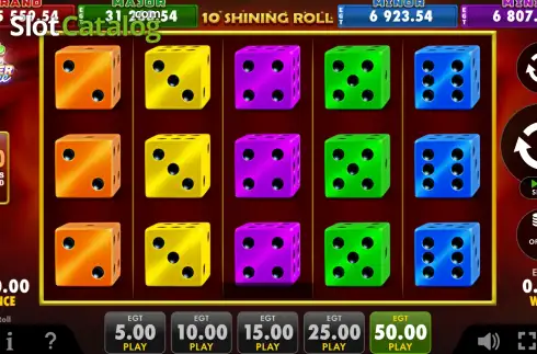 Скрин2. 10 Shining Roll слот