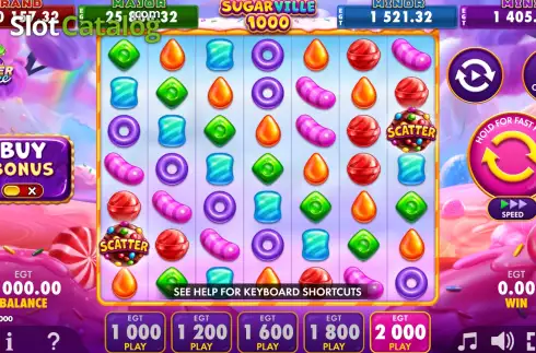 Скрин2. SugarVille 1000 слот