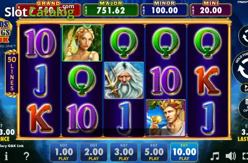Скрин2. Olympus Glory Gods & Kings Link слот