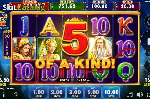 Скрин3. Olympus Glory Gods & Kings Link слот