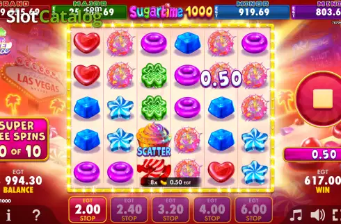Скрин3. Sugartime 1000 слот