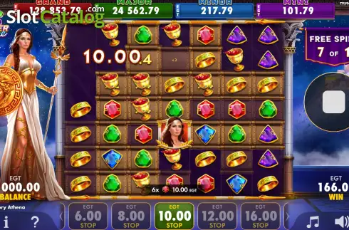 Скрин3. Power and Glory Athena слот