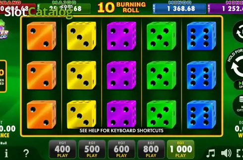 Скрин2. 10 Burning Roll слот