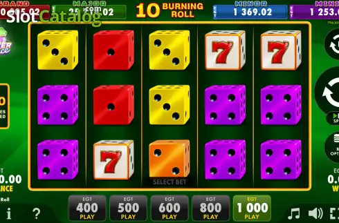 Скрин3. 10 Burning Roll слот