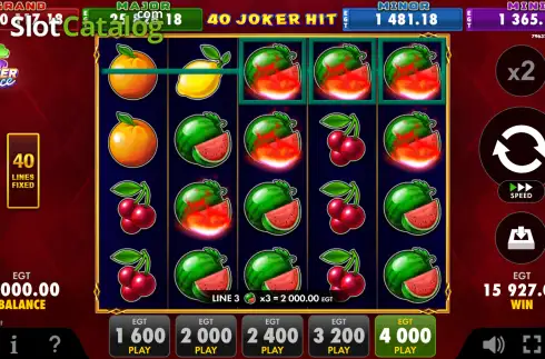 Скрин3. 40 Joker Hit слот