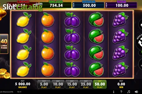 Скрин2. Black Diamond Bell Link слот
