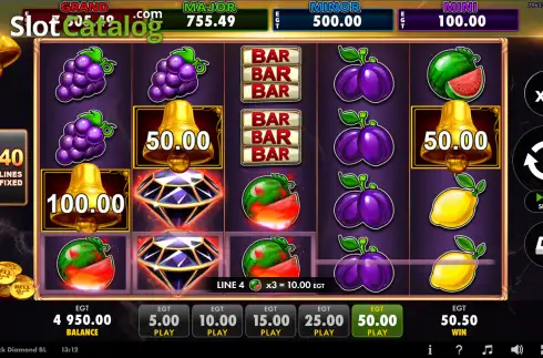 Скрин3. Black Diamond Bell Link слот