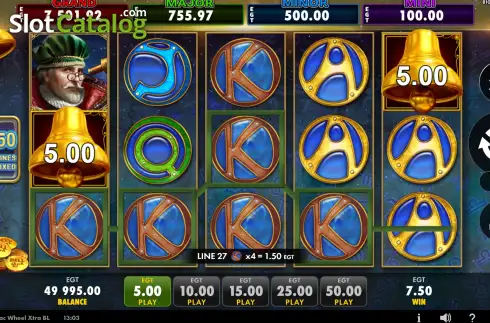 Скрин3. Zodiac Wheel Xtra Bell LInk слот