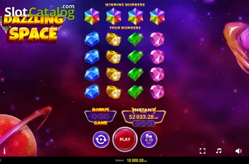 Скрин2. Dazzling Space слот