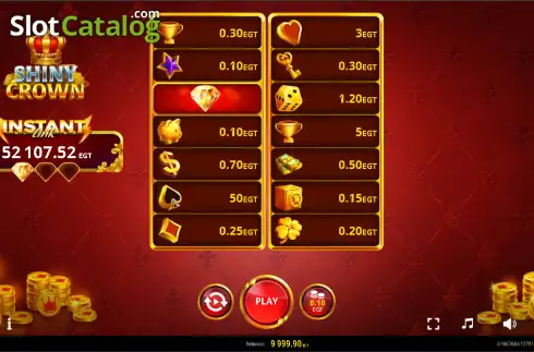 Скрин3. Shiny Crown слот