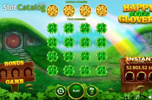 Скрин2. Happy Clovers слот
