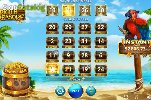 Скрин3. Rico’s Treasure слот