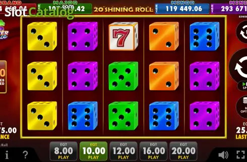Скрин2. 20 Shining Roll слот
