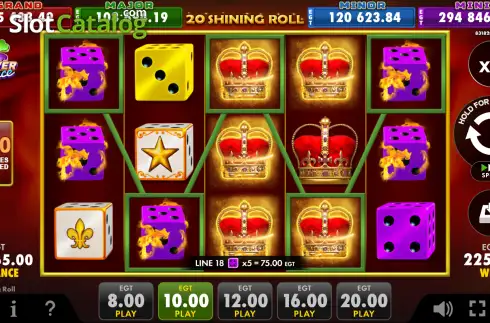 Скрин3. 20 Shining Roll слот