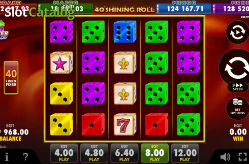 Скрин2. 40 Shining Roll слот