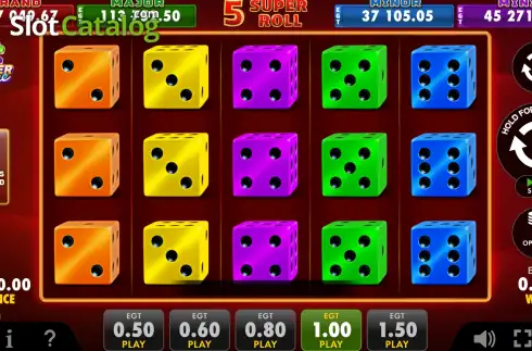 Скрин2. 5 Super Roll слот