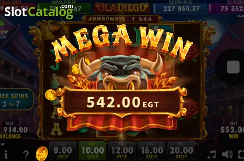 Скрин3. Ola Diego Jumboways слот