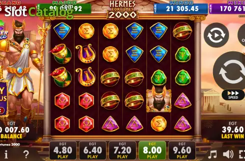 Скрин2. Hermes Fortunes 2000 слот