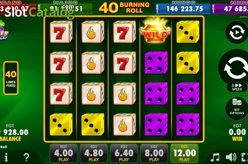 Скрин2. 40 Burning Roll слот