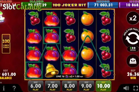 Скрин3. 100 Joker Hit слот