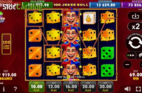 Скрин3. 100 Joker Roll слот