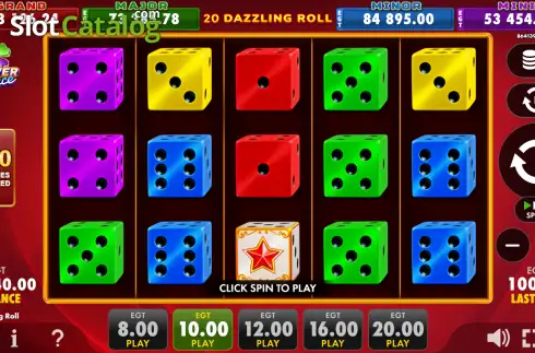 Скрин2. 20 Dazzling Roll слот