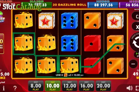 Скрин3. 20 Dazzling Roll слот