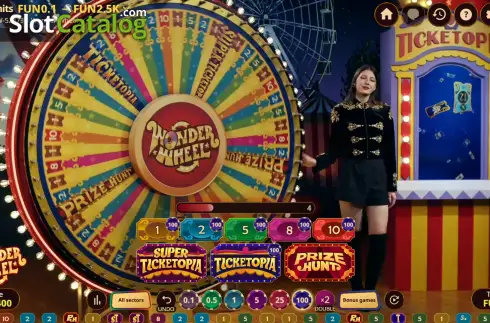 Скрин2. Wonder Wheel слот