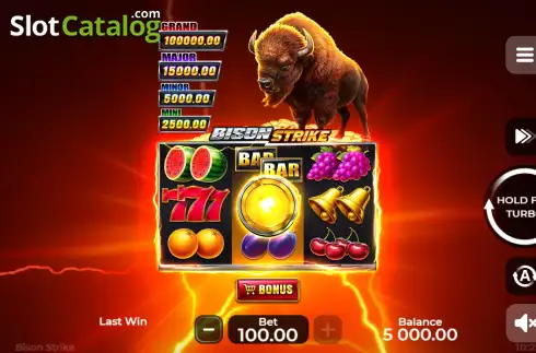 Скрин2. Bison Strike слот
