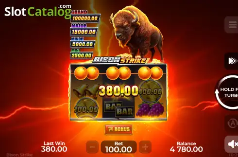 Скрин3. Bison Strike слот