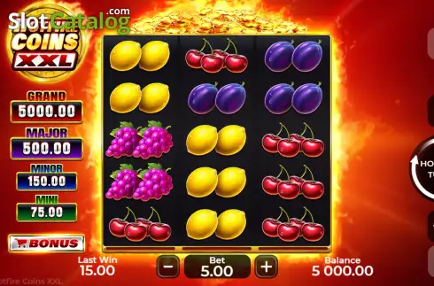 Скрин2. Hotfire Coins XXL слот