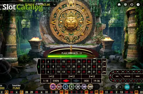 Скрин2. Aztec Roulette слот